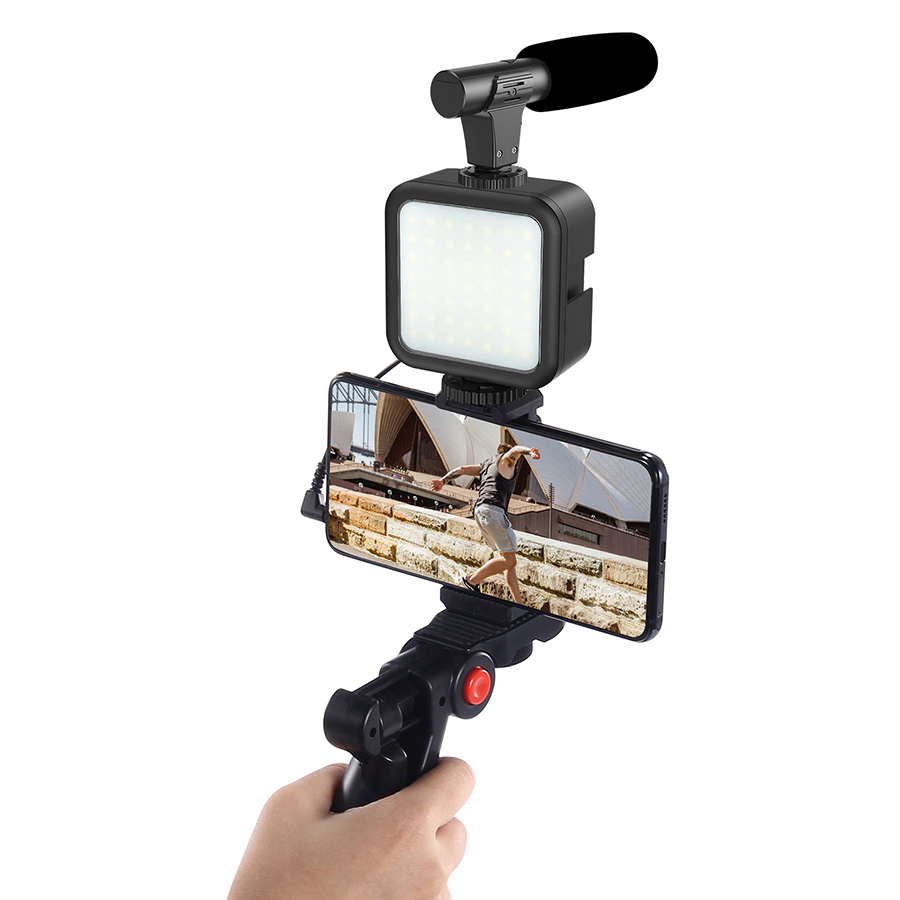 Photography Lighting Ring - Smartphone Vlogging Kit Video Recording Equipment