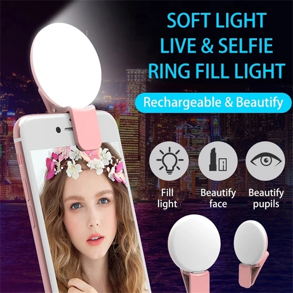 Photography Lighting Game - Portable Ring Light Clip Portable Mobile