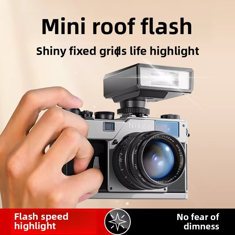 Photography Lighting Brands - Mini Camera Top Flash External Hot