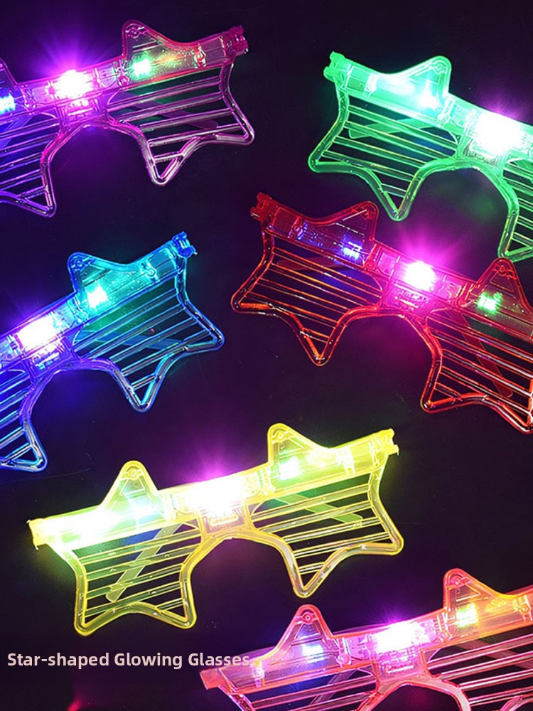 Photography Lighting Wireless - Wireless LED Light up Star Glasses