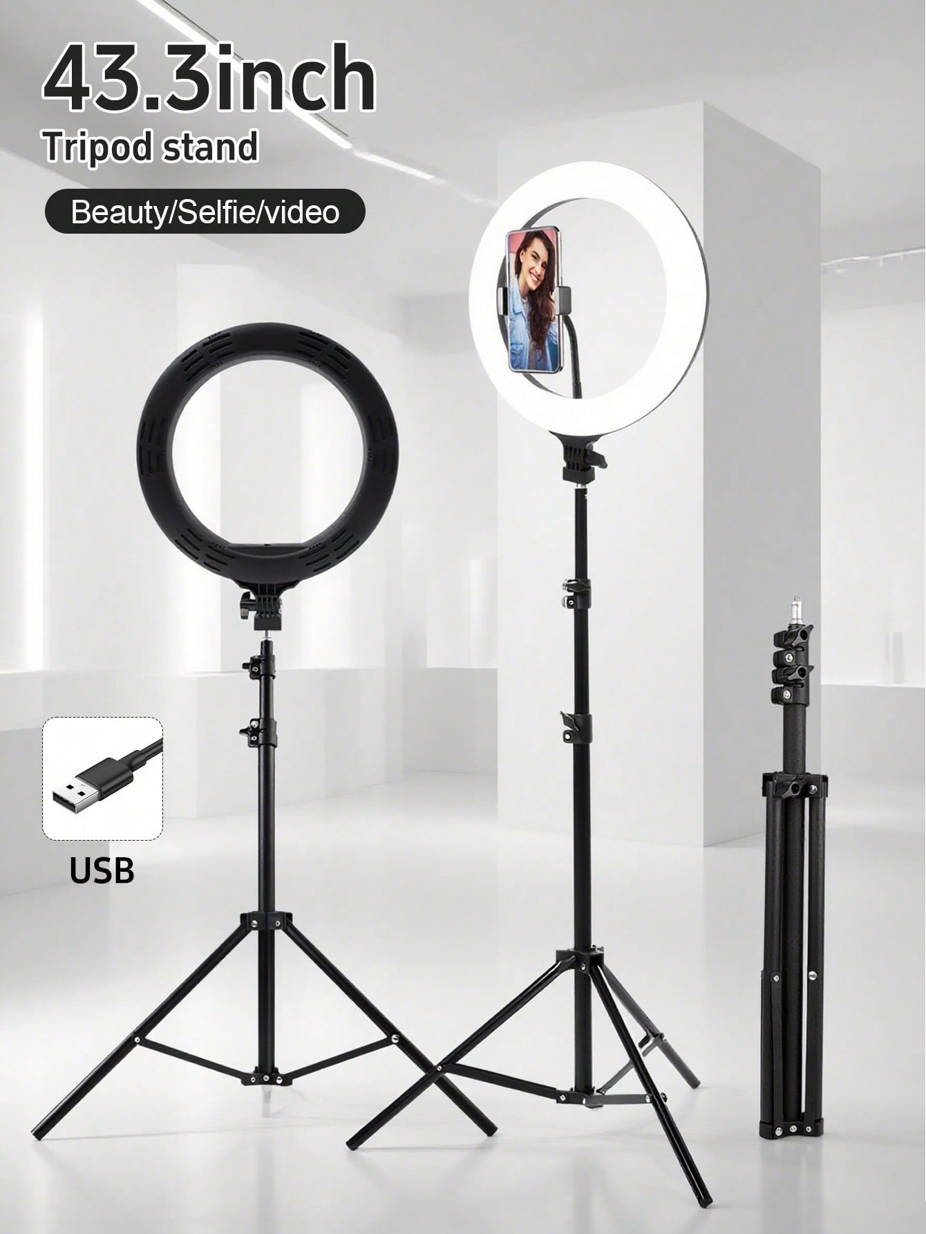 Photography Lighting Portrait - 10 Inch LED Ring Light Kit