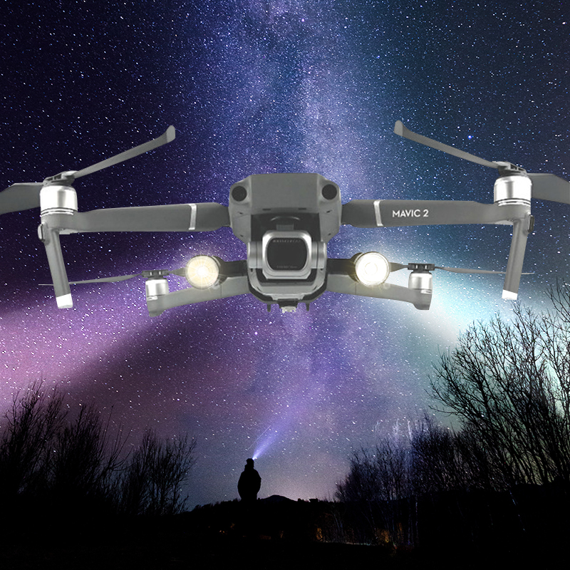 Photography Using Lighting - Drone Night Flight LED Light Lighting