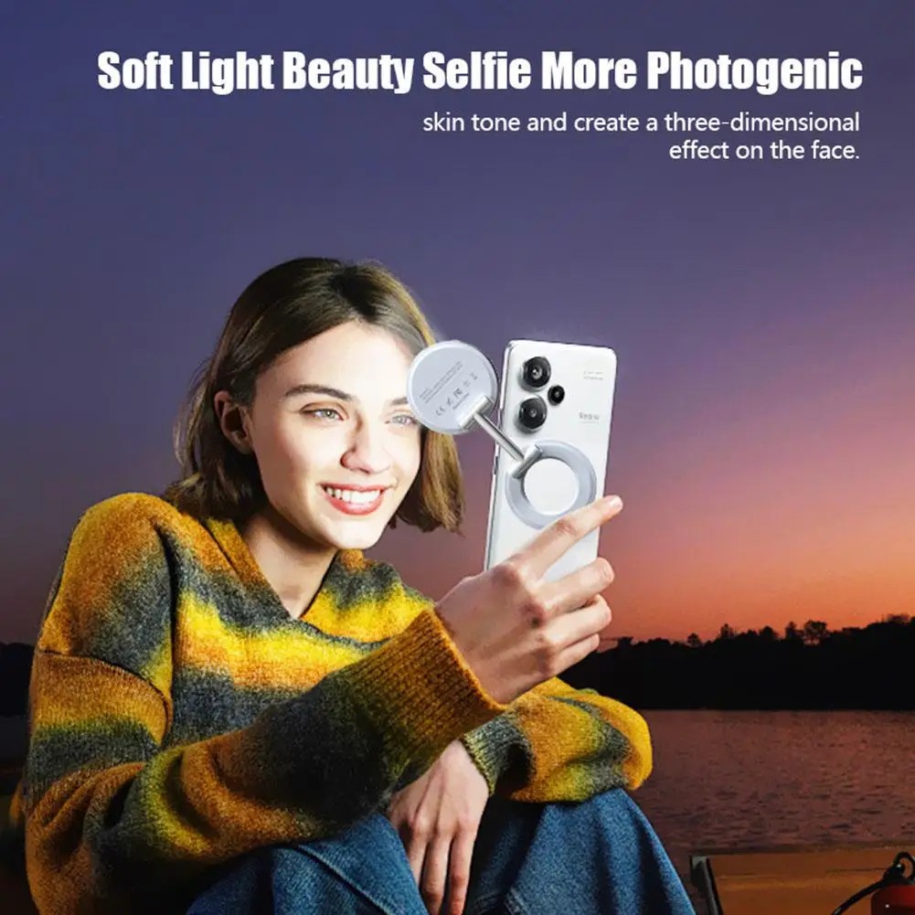 2in1 Foldable Magnetic Phone H - огляд і ціна Photography Lighting Accessories