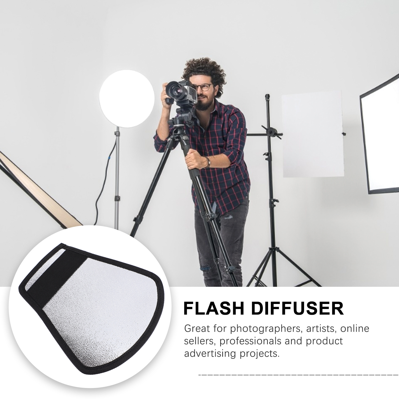 4Pcs Studio Grade Flash Reflec - огляд і ціна Photography Lighting Portrait