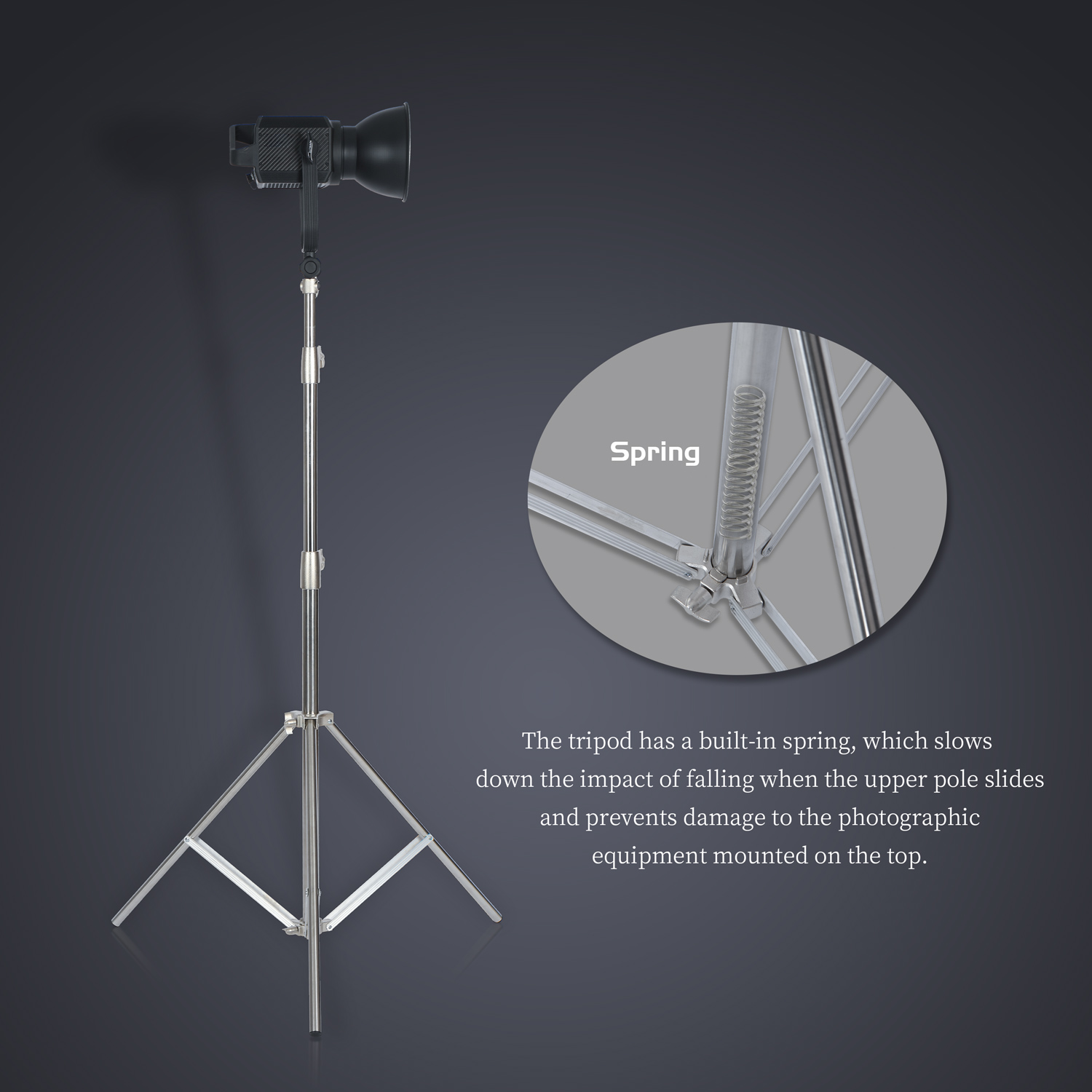 SH 2.8M Stainless Steel Light  - огляд і ціна Photography Lighting Tool