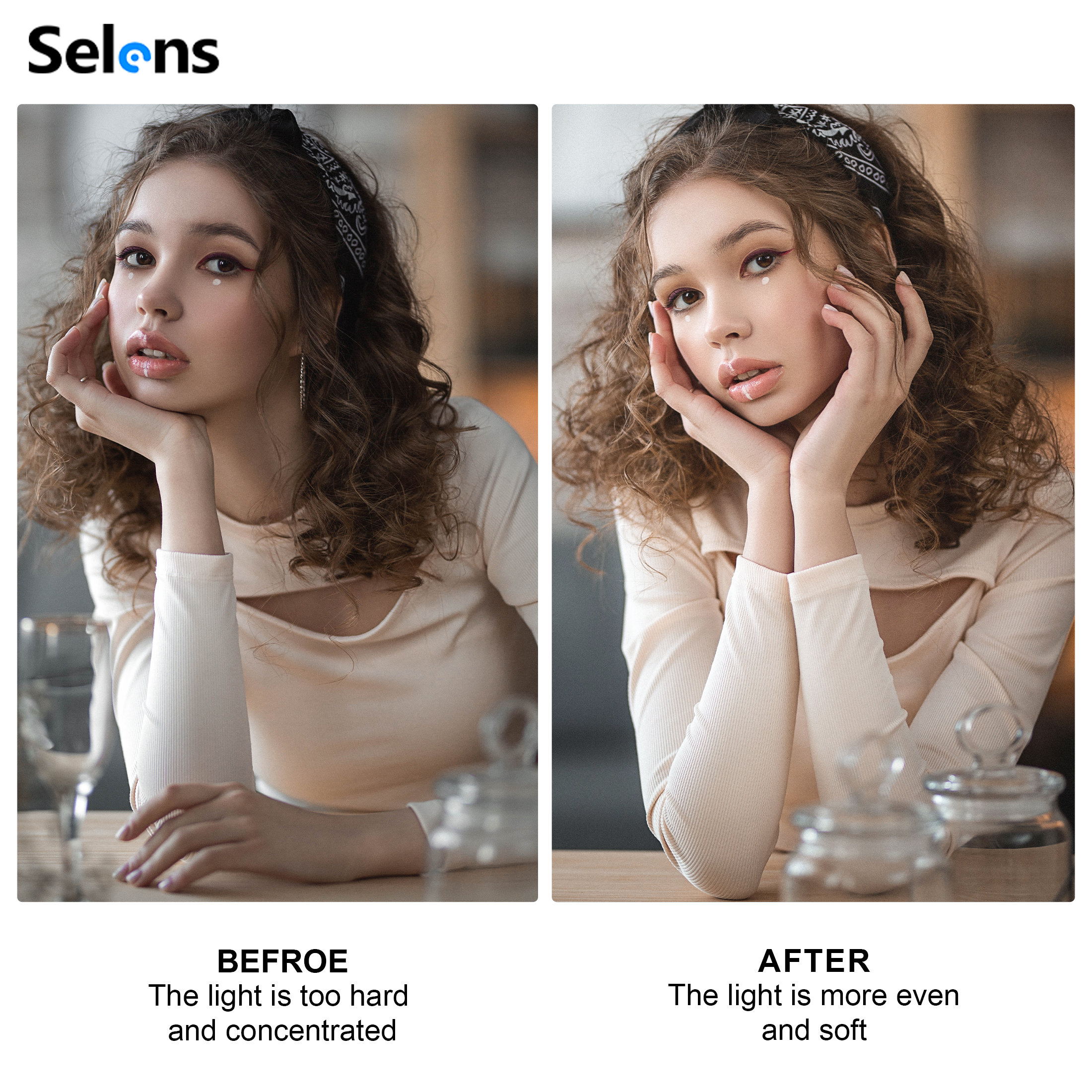 Selens White Diffuser Foldable - огляд і ціна Photography Lighting Portrait