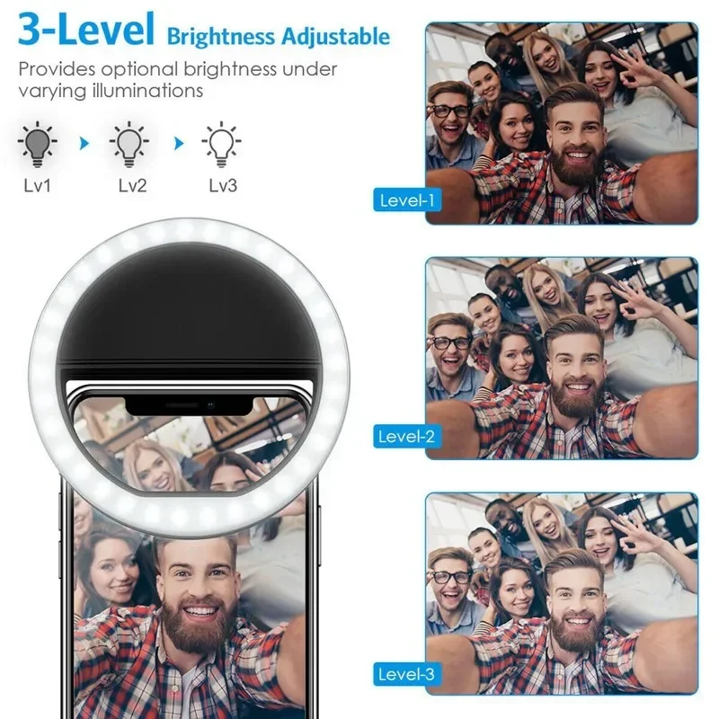 Selfie Light Clip On Light For - огляд і ціна Photography Lighting Ring