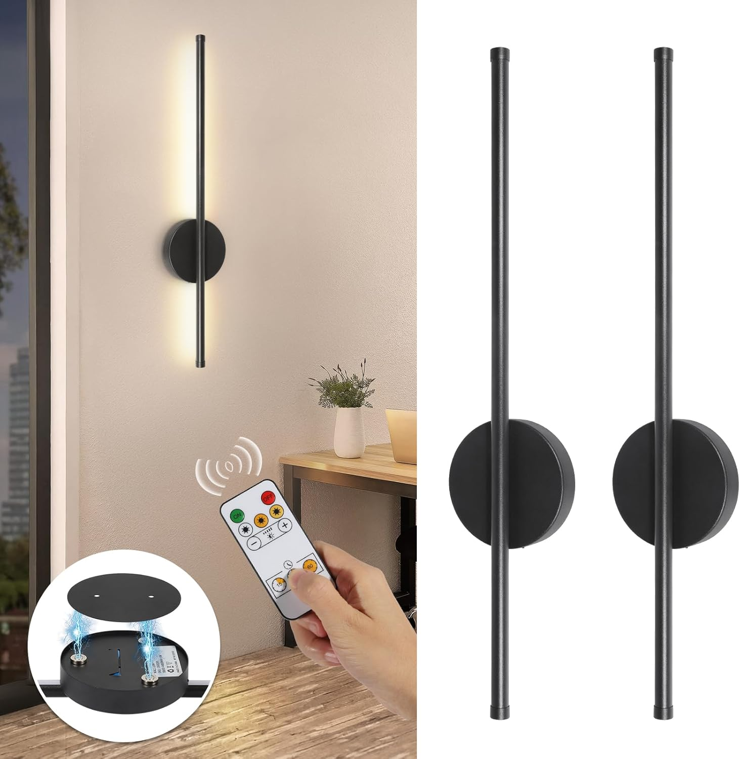 Wall Sconces Battery Operated  - огляд і ціна Photography Lighting Wireless