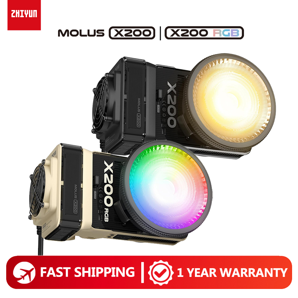 ZHIYUN MOLUS X200 X200RGB 200W - огляд і ціна Photography Lighting Wireless