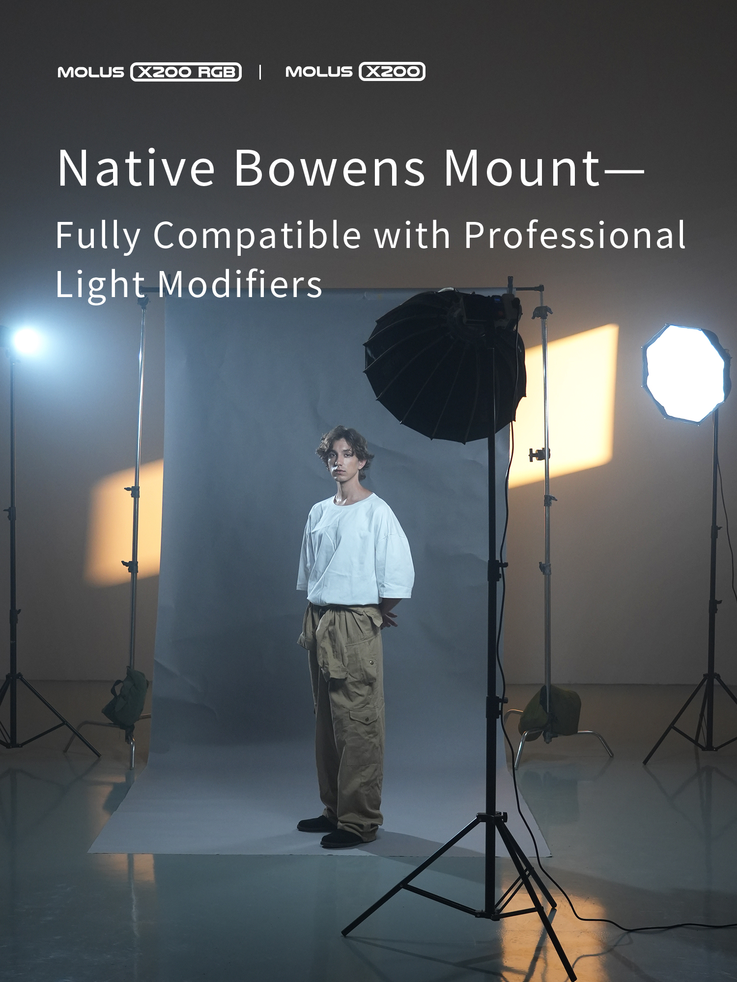 ZHIYUN MOLUS X200 X200RGB 200W - огляд і ціна Photography Lighting Wireless