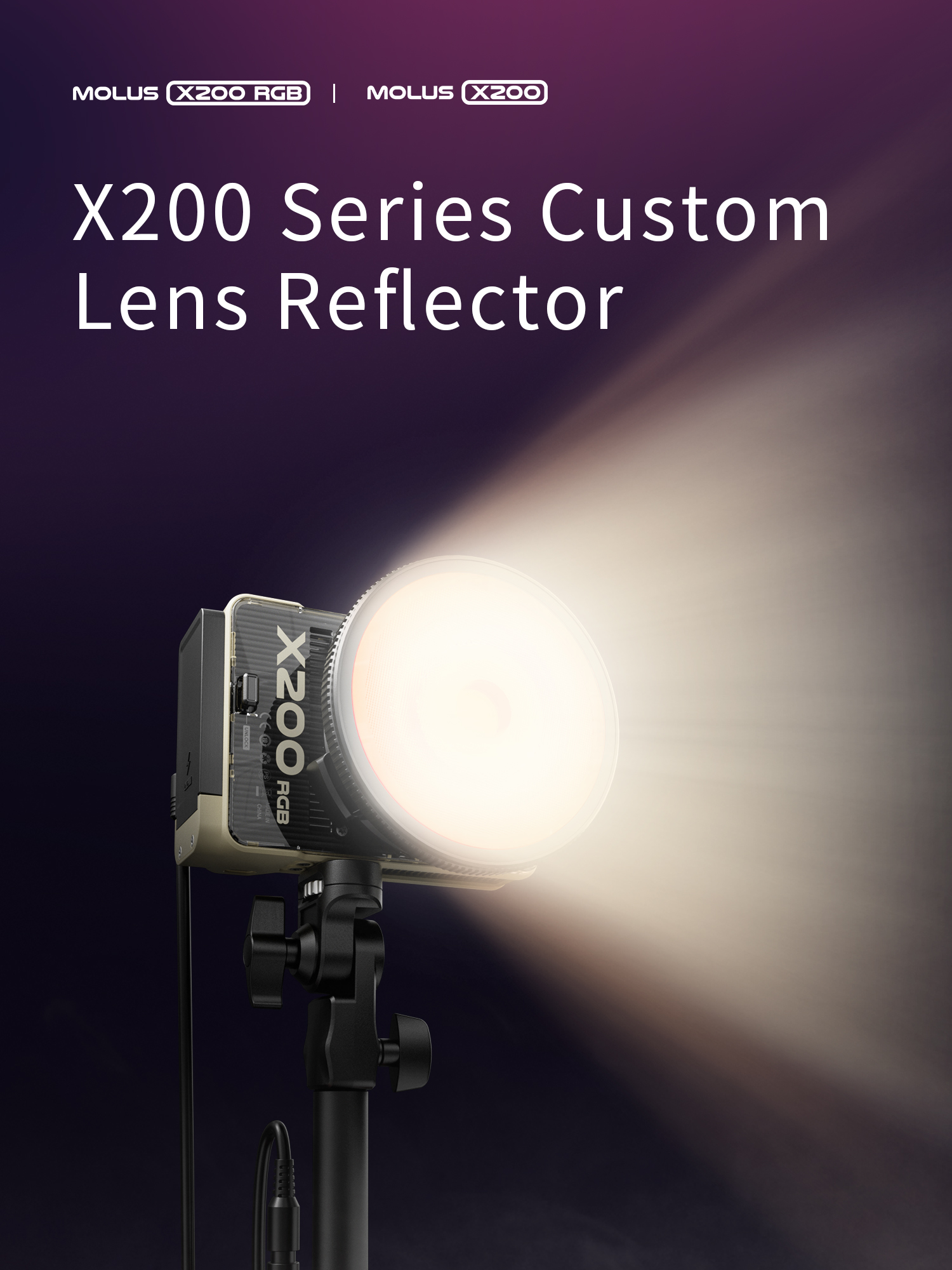 ZHIYUN MOLUS X200 X200RGB 200W - огляд і ціна Photography Lighting Wireless