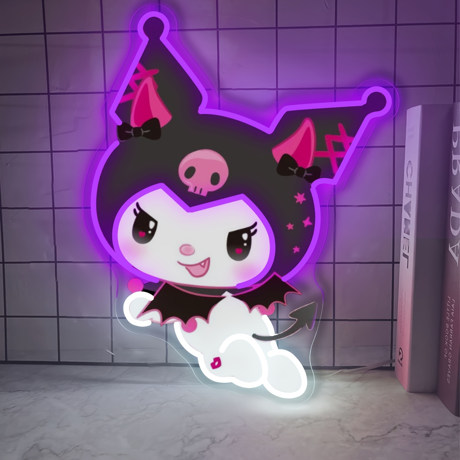 Kuromi LED Neon Sign Purple Gl - огляд і ціна Photography Lighting Game