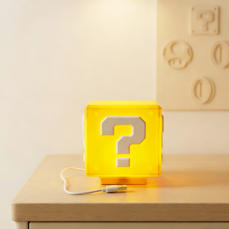 2026Question Block Lamp with S - огляд і ціна Photography Lighting Game