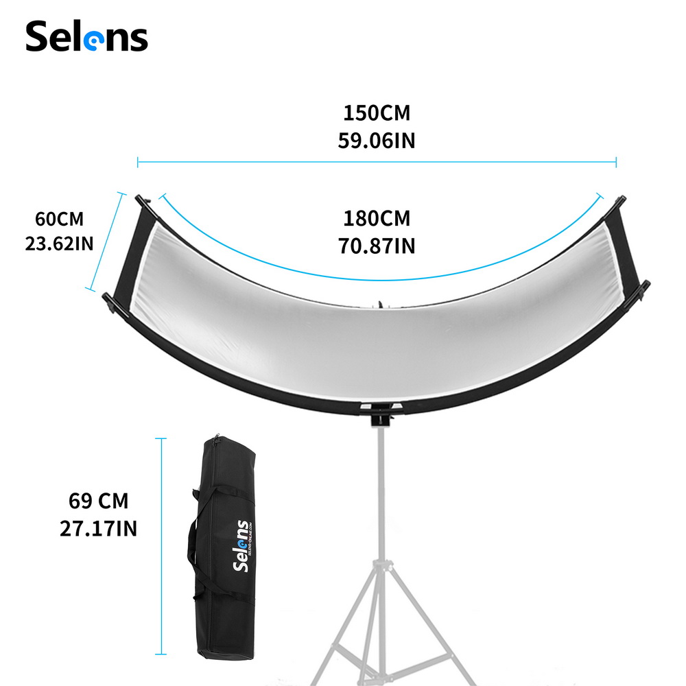 Selens Curved Light Studio U-t - огляд і ціна Photography Lighting Types