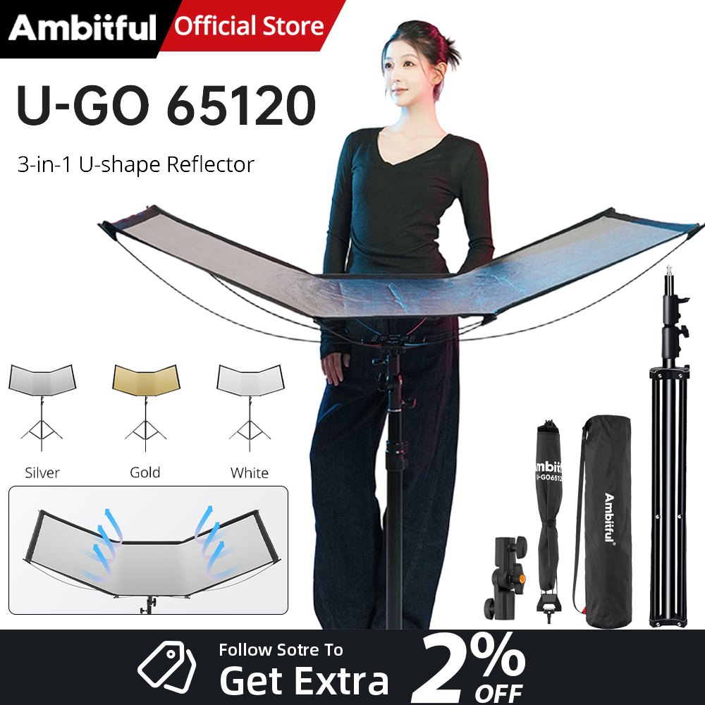 AMBITFUL 3in1 U-Type Light Dif - огляд і ціна Photography Lighting Types