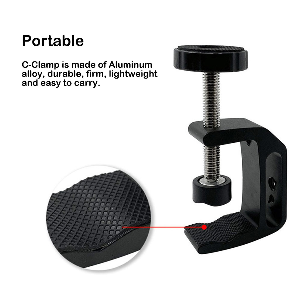 C- Shaped Clamp Aluminum Alloy - огляд і ціна Photography Lighting Types