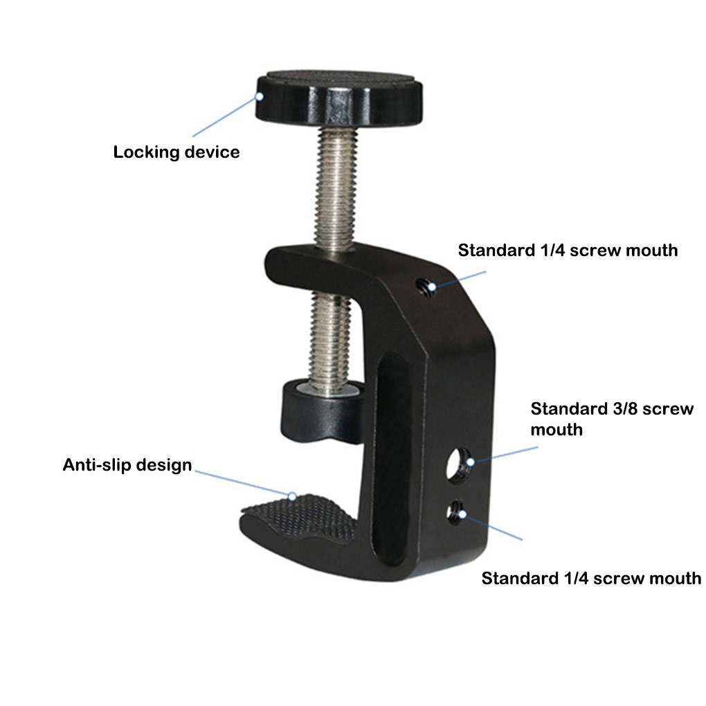 C- Shaped Clamp Aluminum Alloy - огляд і ціна Photography Lighting Types