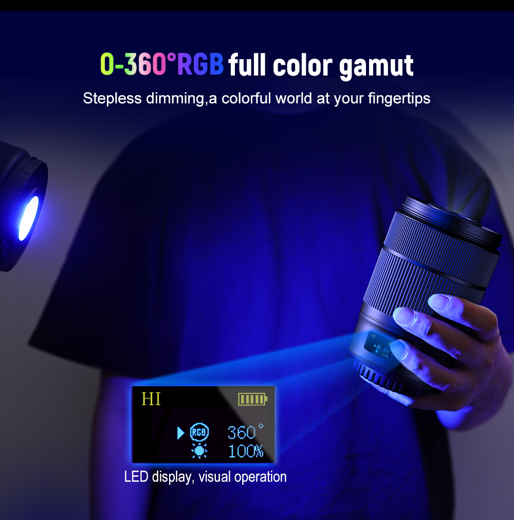 60W RGB LED Video Lights Lens  - огляд і ціна Photography Lighting Types