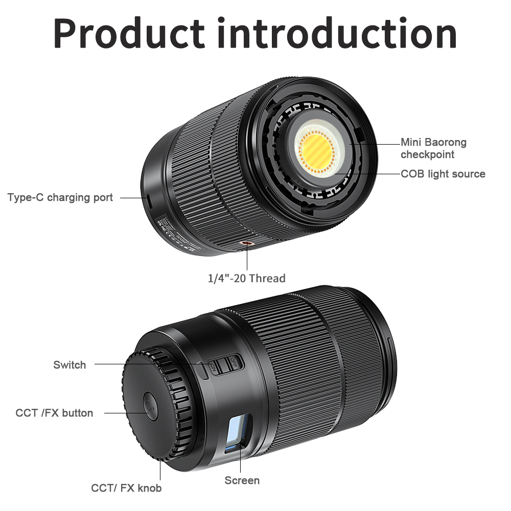 60W RGB LED Video Lights Lens  - огляд і ціна Photography Lighting Types