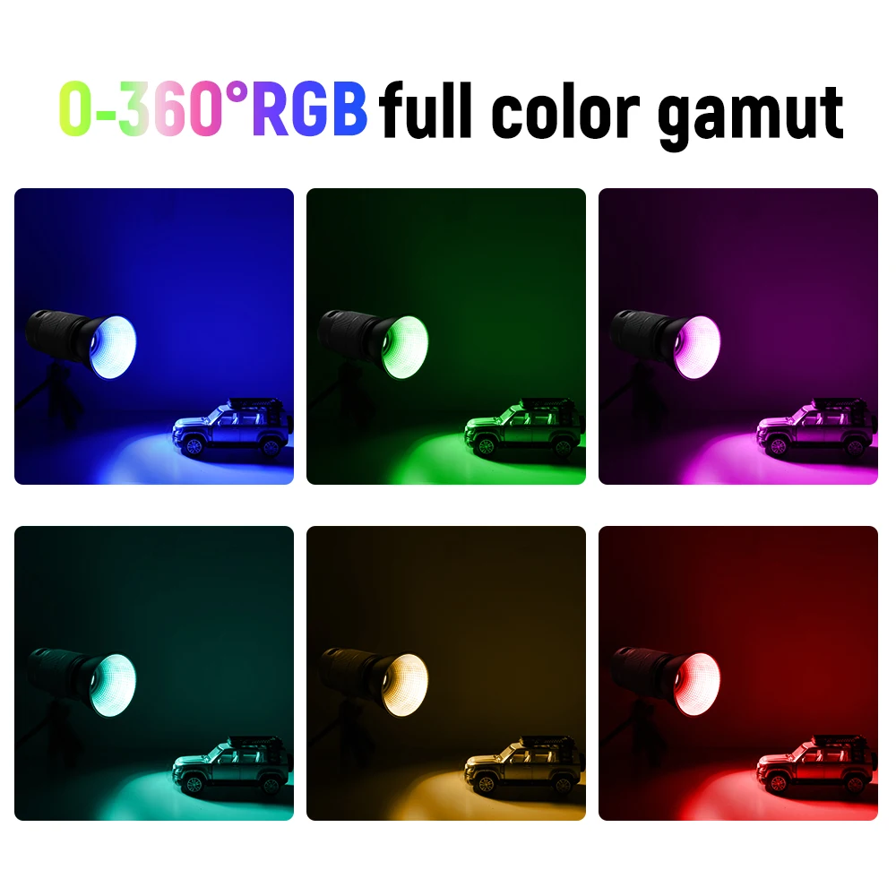 60W RGB LED Video Lights Lens  - огляд і ціна Photography Lighting Types