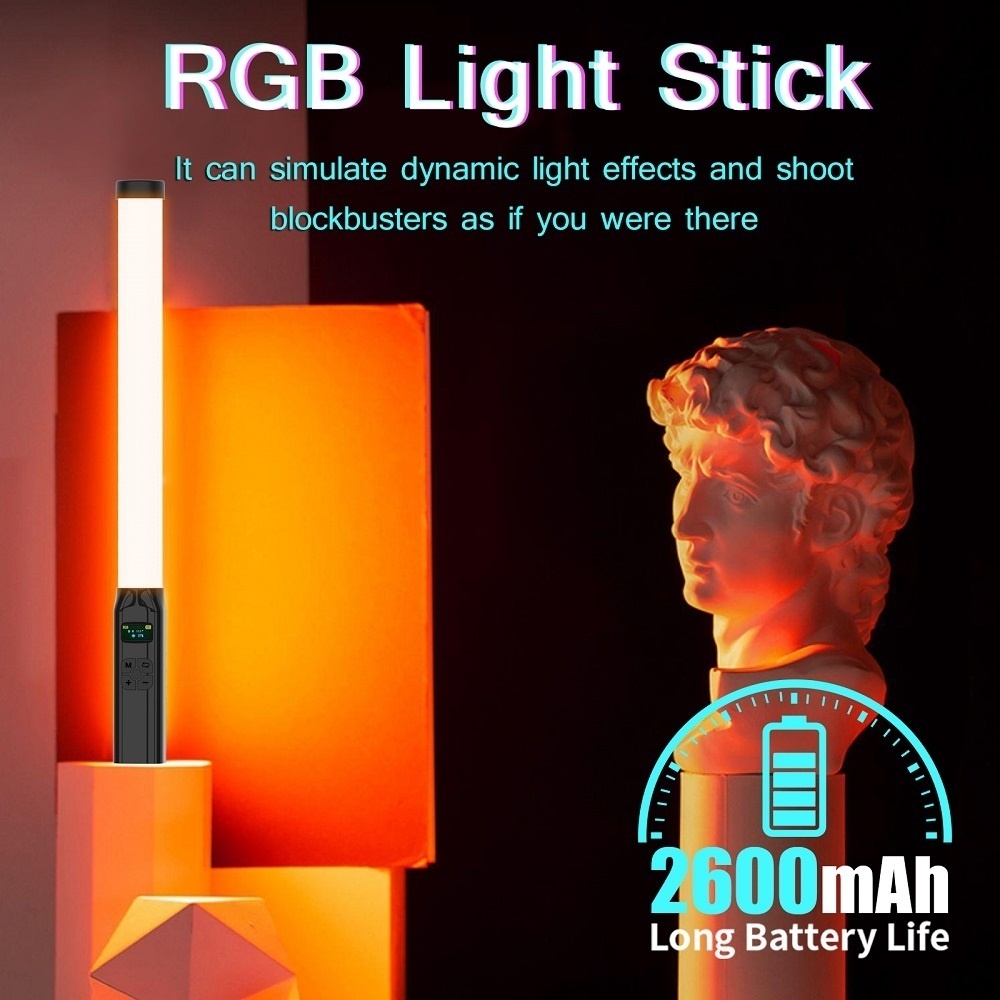 50CM RGB Stick Light Wand Ligh - огляд і ціна Photography Lighting Types