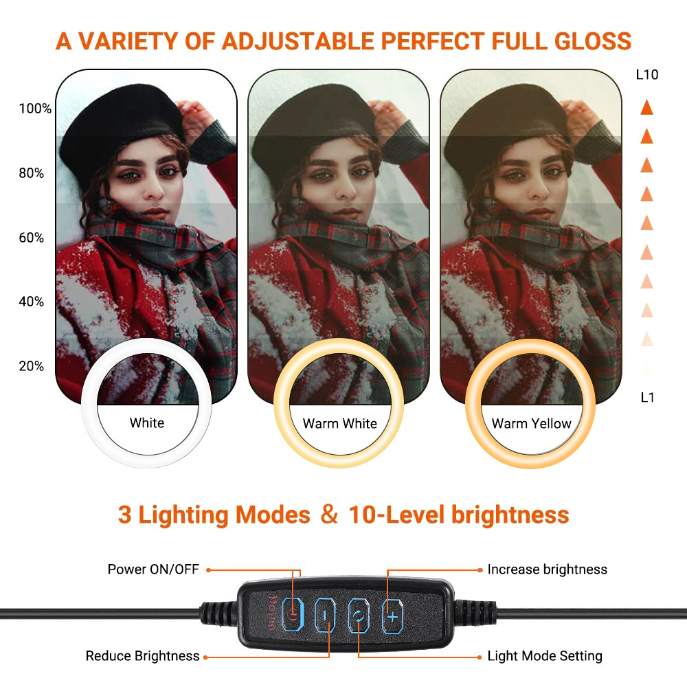 26cm 10 inch Led Ring Selfie L - огляд і ціна Photography Lighting Game