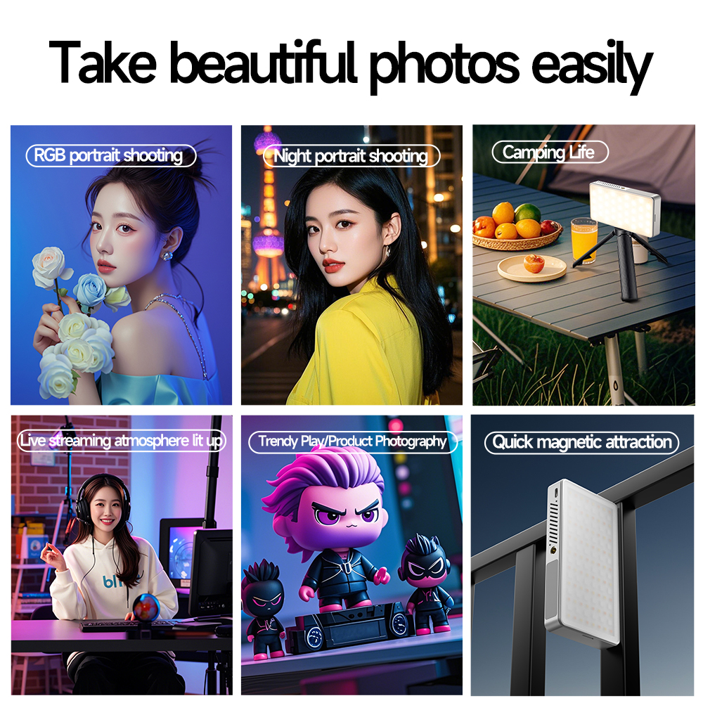 Mini Rechargeable R9PRO full-c - огляд і ціна Photography Lighting Game