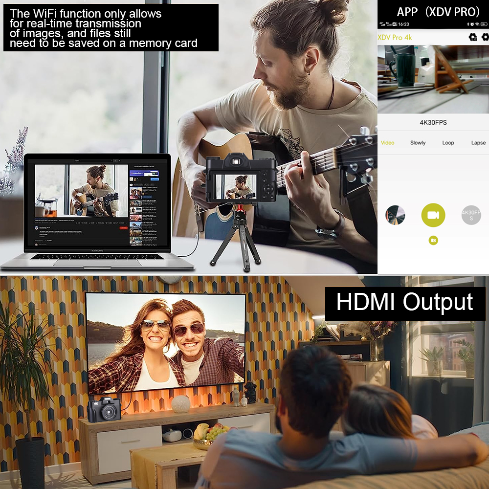 4K HD Video Camera 48MP DSLR D - огляд і ціна Photography Using Lighting