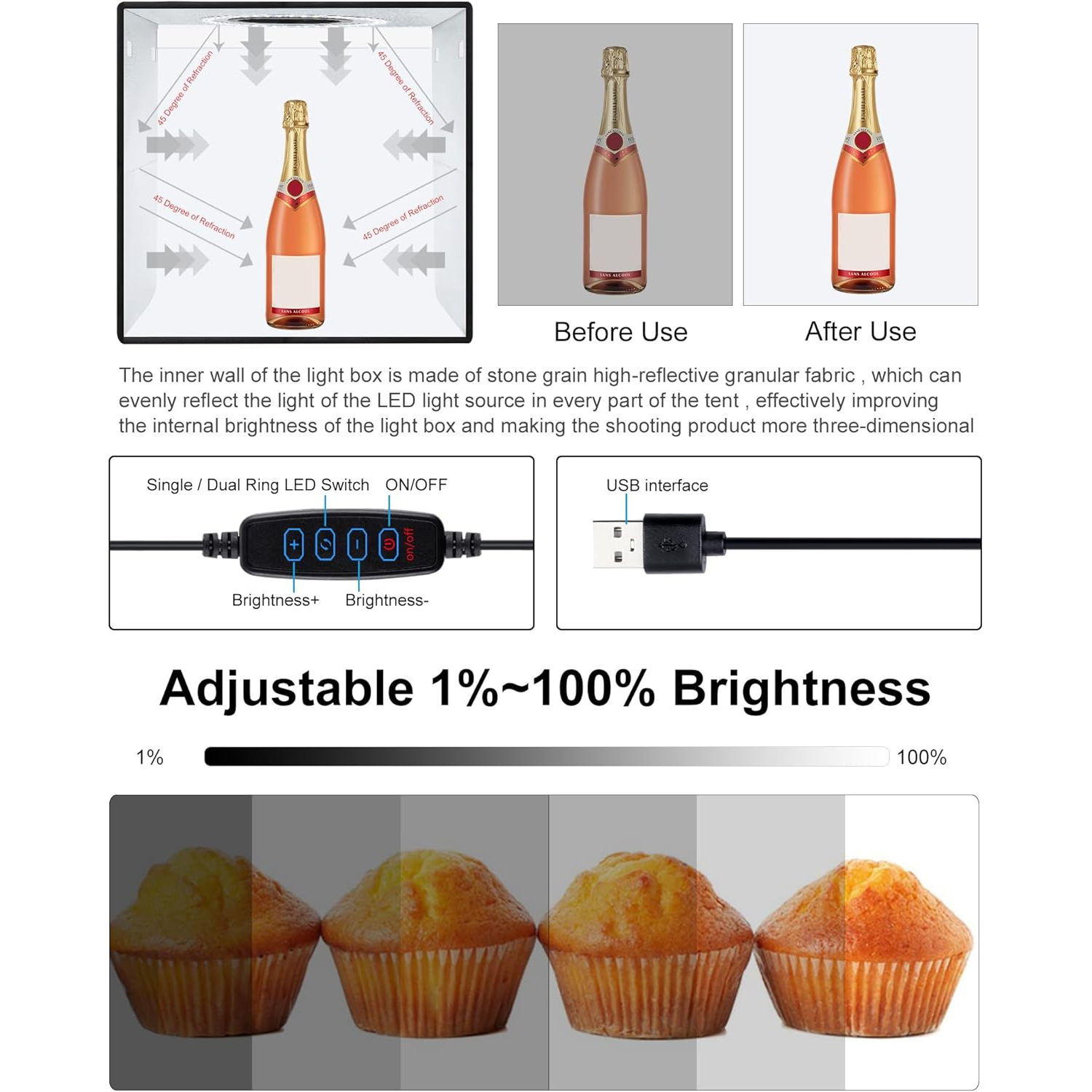 PULUZ 30CM/11.8'' Photo Studio - огляд і ціна Photography Lighting And Backdrop Kits