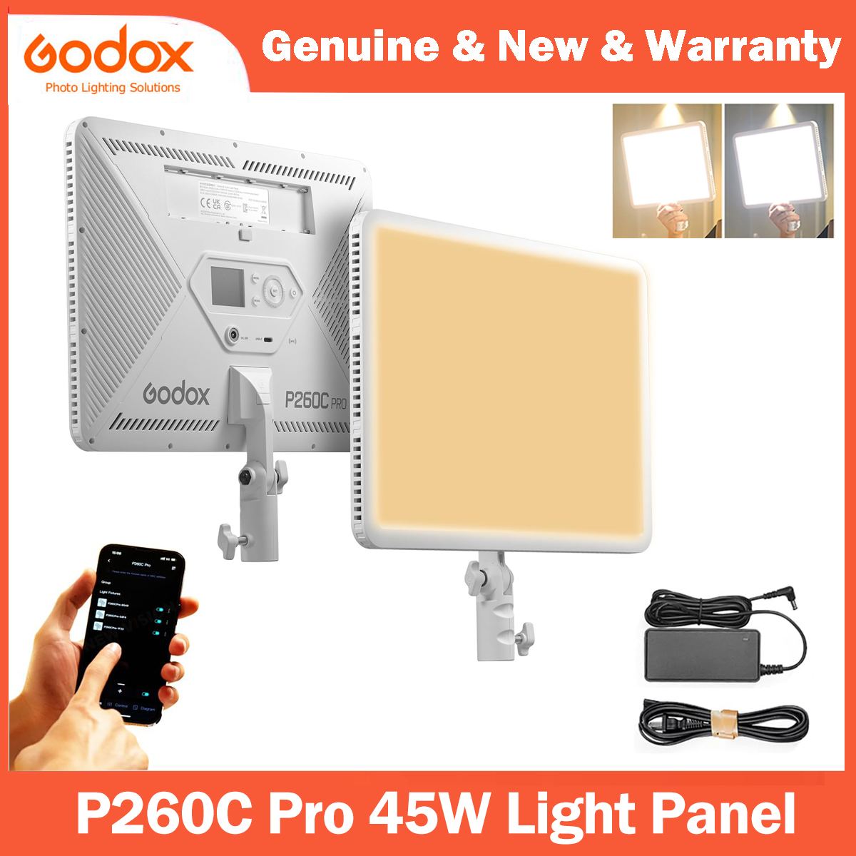Godox P260C Pro LED Video Ligh - огляд і ціна Photography Lighting Wireless
