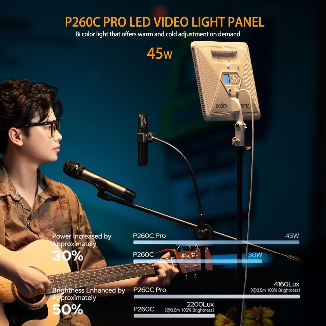 Godox P260C Pro LED Video Ligh - огляд і ціна Photography Lighting Wireless