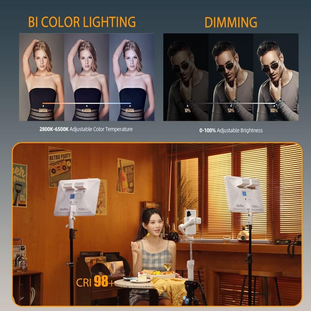 Godox P260C Pro LED Video Ligh - огляд і ціна Photography Lighting Wireless