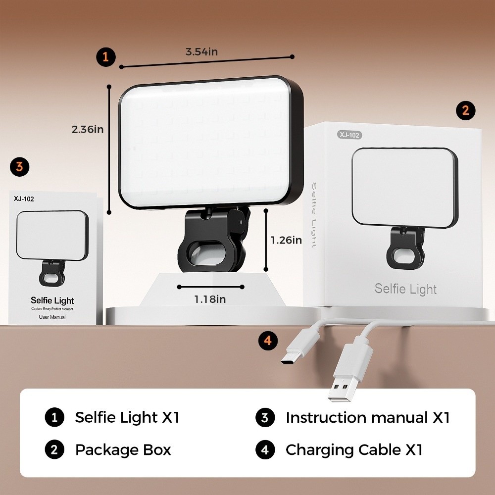 800/1000mAh LED Selfie Light U - огляд і ціна Photography Using Lighting