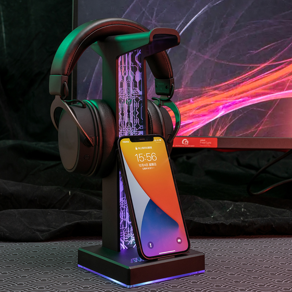 RGB Gaming Headphone Stand Dua - огляд і ціна Photography Lighting Game
