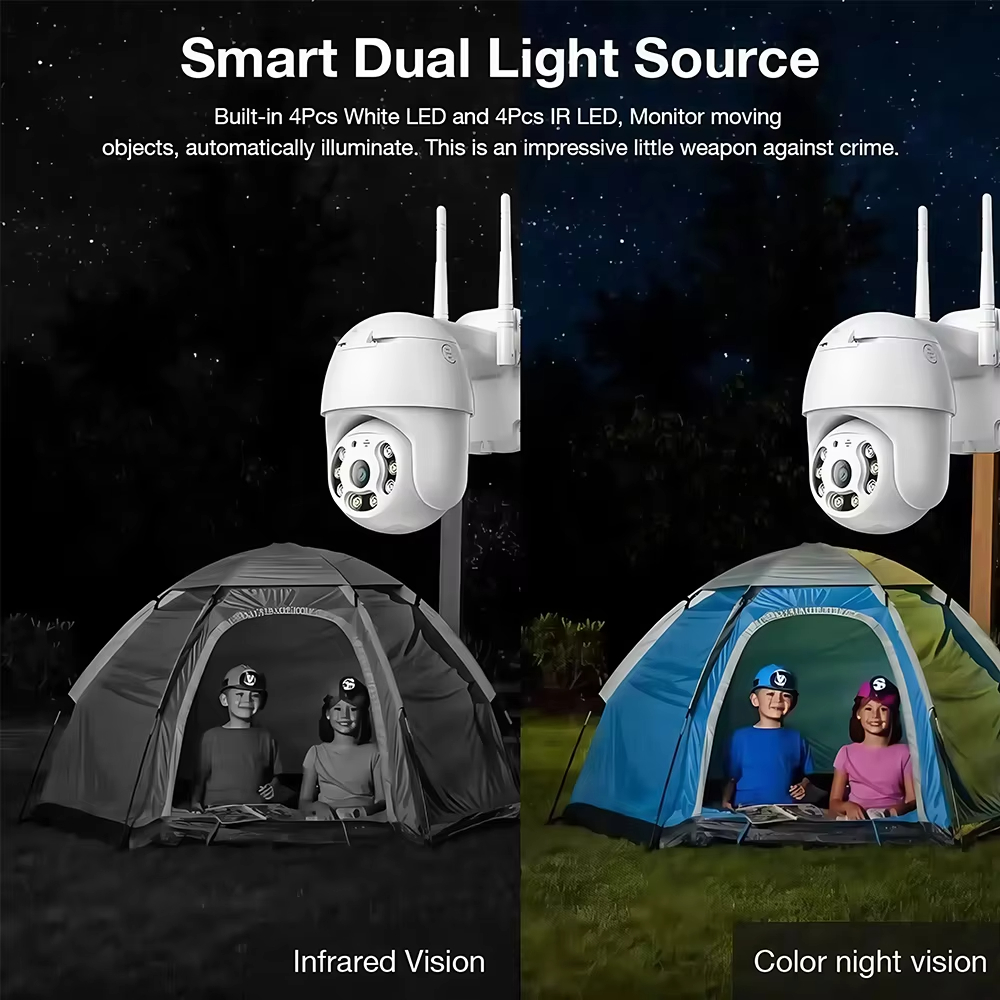 3MP HD WiFi PTZ Outdoor Securi - огляд і ціна Photography Lighting Wireless