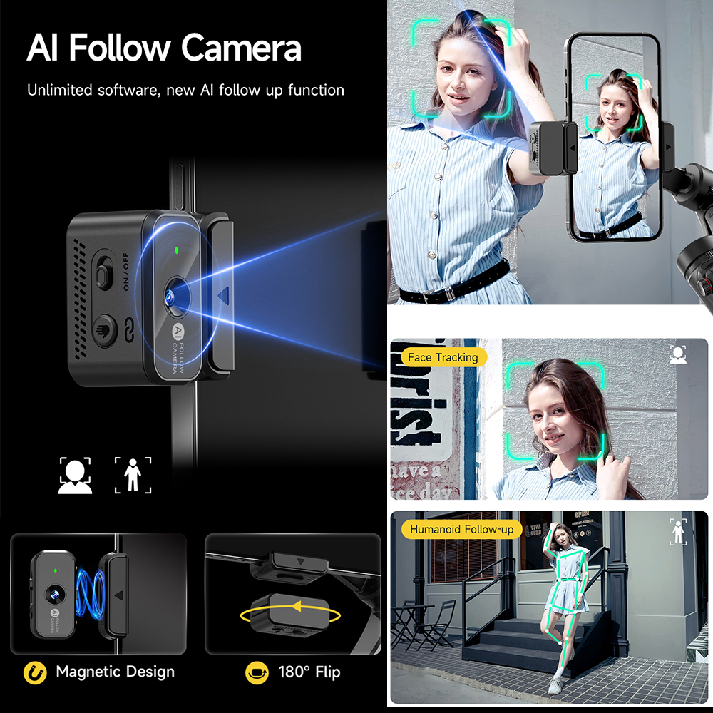 CYKE M06 Telescopic Rod  AI Fa - огляд і ціна Photography Lighting Wireless