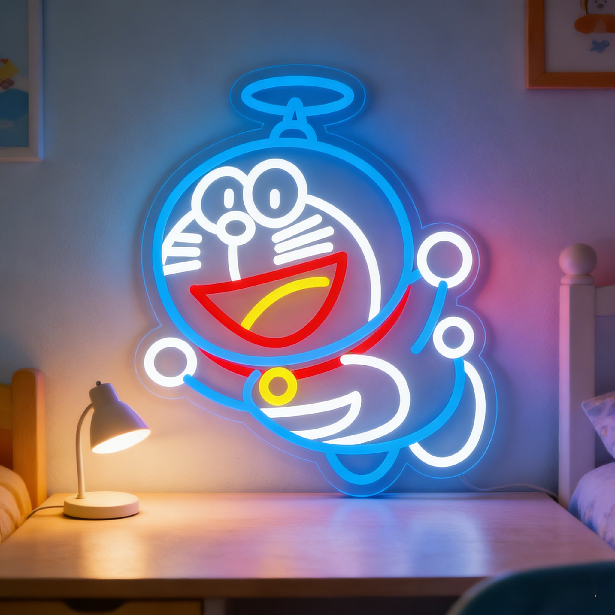 Doraemon Neon Sign LED USB Dim - огляд і ціна Photography Lighting Game