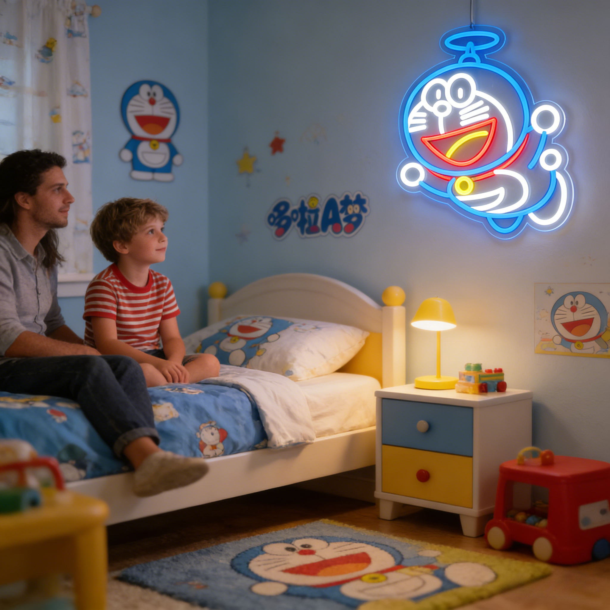 Doraemon Neon Sign LED USB Dim - огляд і ціна Photography Lighting Game
